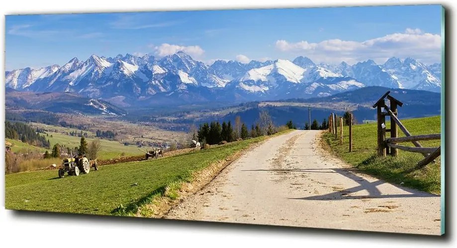 Foto obraz szkło hartowane Panorama Tatr