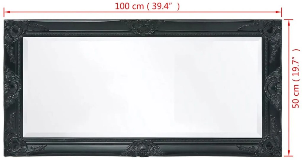 Eleganckie wiszące lustro w ramie w stylu boho N9-E65