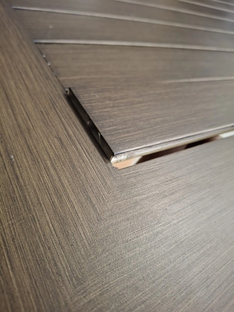 Doppler EXPERT WOOD Plus - ogrodowy stół aluminiowy 150 x 90 cm - Towar z drobną wadą (N641)