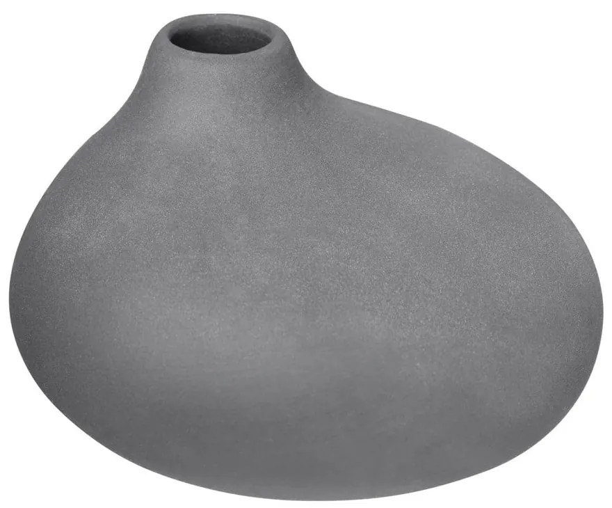 Ciemnoszare porcelanowe wazony zestaw 3 szt. (wysokość 9 cm) Nona – Blomus