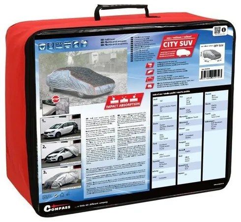 Compass Plandeka przeciwgradowa CITY SUV, 460 x 185 x 145 cm