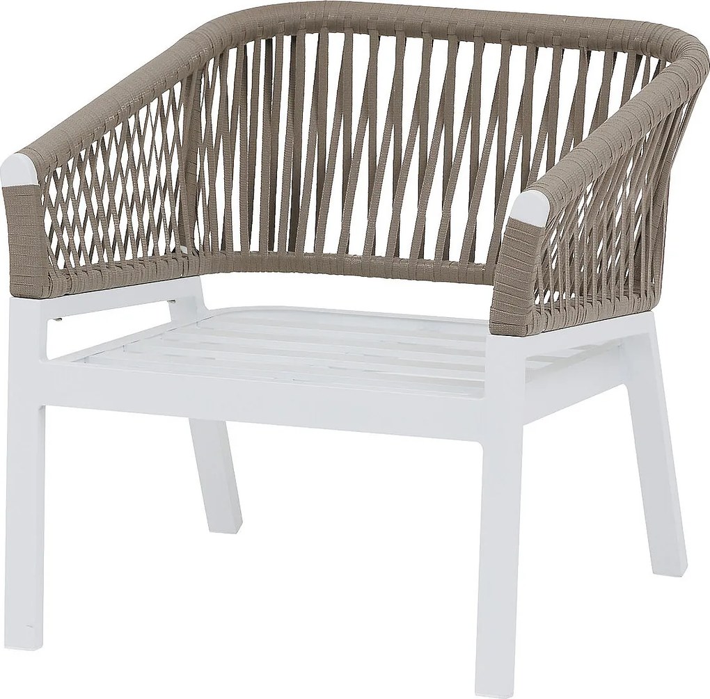 Zestaw aluminiowy dla 5 osób COLUMBIA (biały)