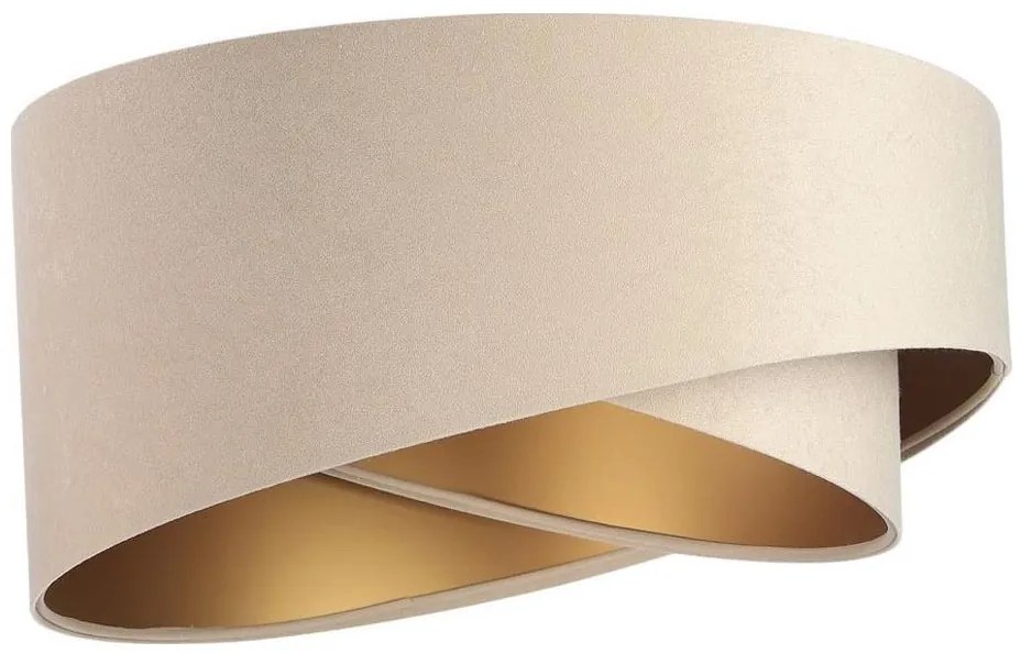 Uniwersalny klosz GALAXY E27 pr. 45 cm beżowo-złoty