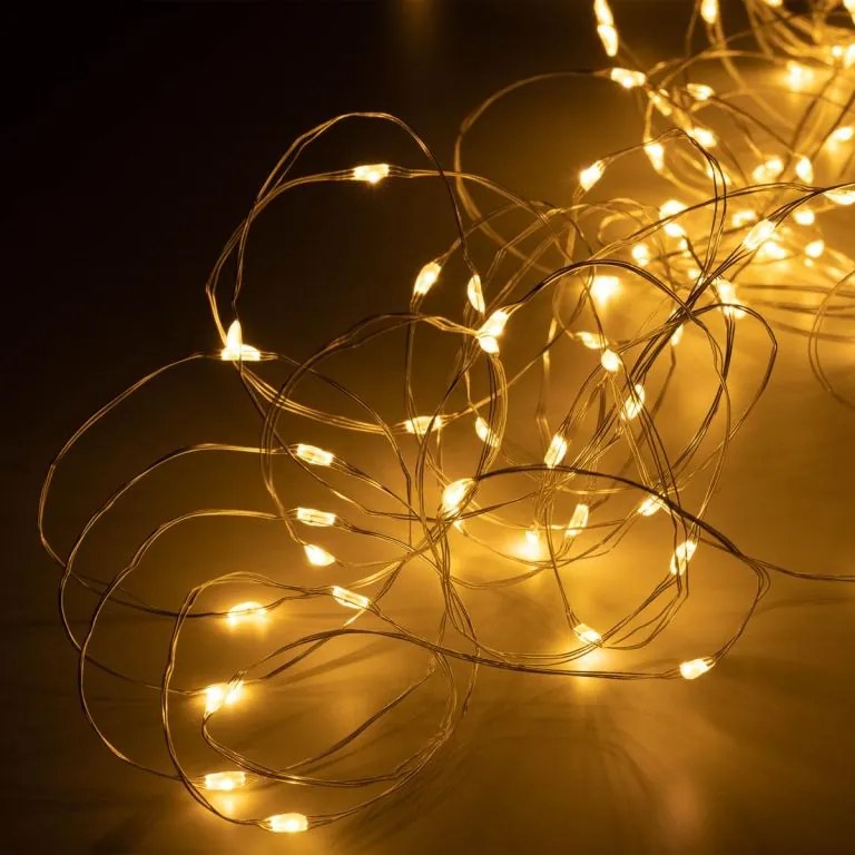 Świetlny łańcuch - 240 LED, ciepła biel