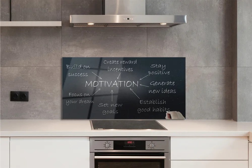 Szklany Panel Tablica z Motywacją