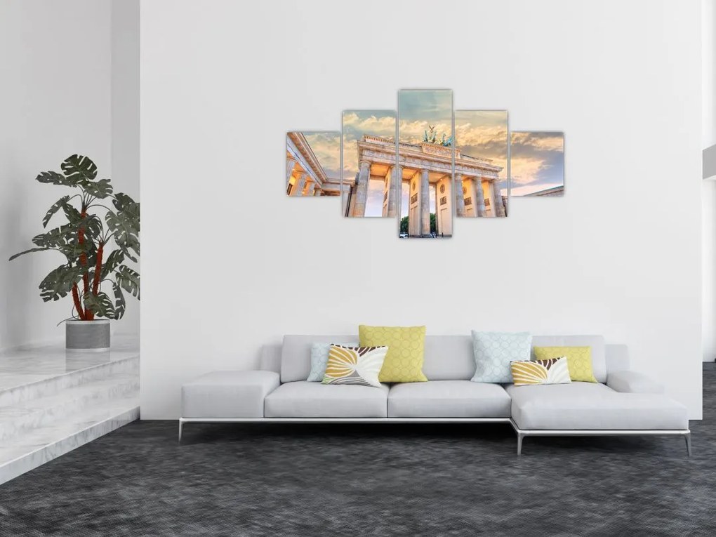 Obraz - Brama Brandenburska, Berlin, Niemcy (125x70 cm)
