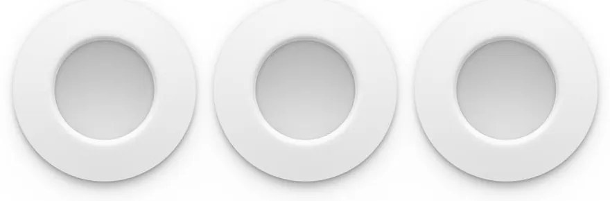 Inteligentne lampy sufitowe KED wpuszczane w sufit zestaw 3 szt. 8 W Slim – Philips Hue