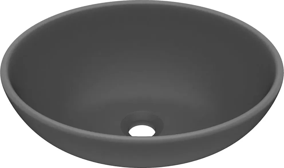 Ceramiczna umywalka nablatowa ciemnoszary mat D6-W29