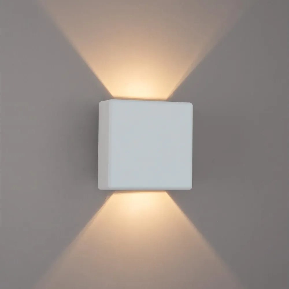 Brilagi - Kinkiet zewnętrzny LED DOUBLERAY LED/6W/230V biały IP54