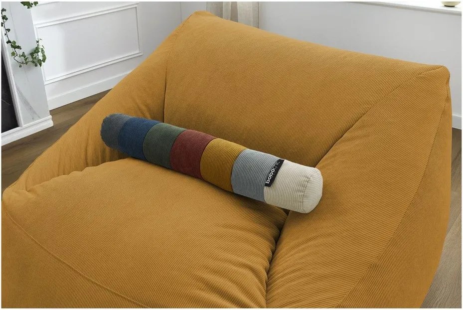 Żółty sztruksowy worek do siedzenia Lilibet – Bobochic Paris