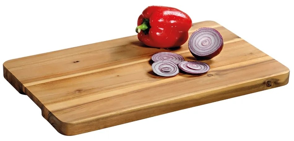 Kesper 28103 Deska do krojenia z drewnaakacjowego, 45 x 27 x 2,5 cm