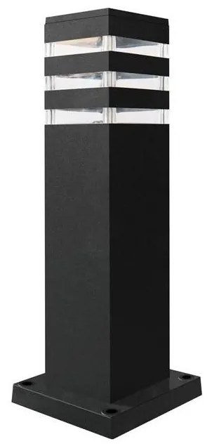 Lampa zewnętrzna TEKSAS 1xE27/12W/230V IP44 44 cm antracyt