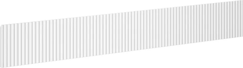 Mexen Rivel front ryflowany do korpusu szafki łazienkowej 120 x 20 cm, biały mat - 91A20-1200-235-1-01