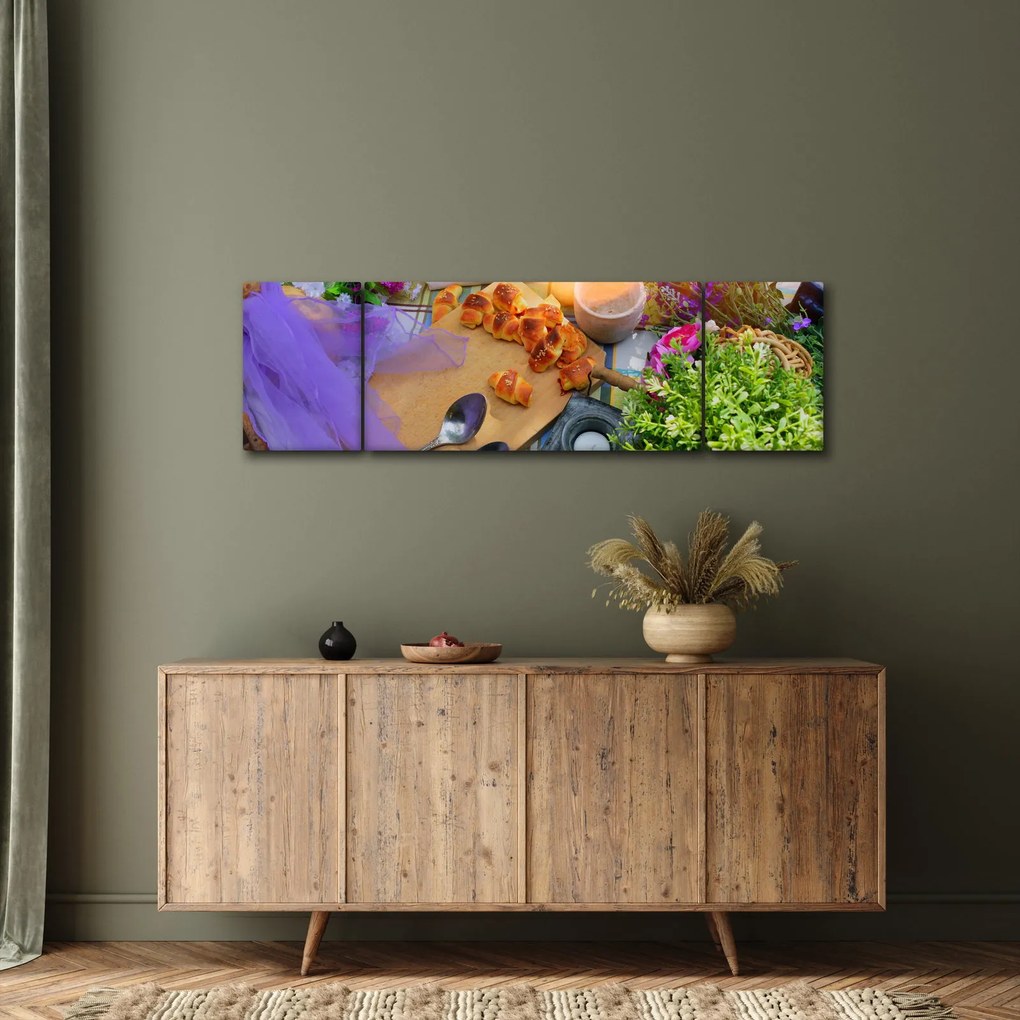Obraz - letni piknik (170x50 cm)