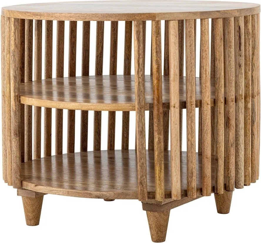 Okrągły stolik z litego drewna mango w naturalnym kolorze ø 60 cm Sali – Bloomingville