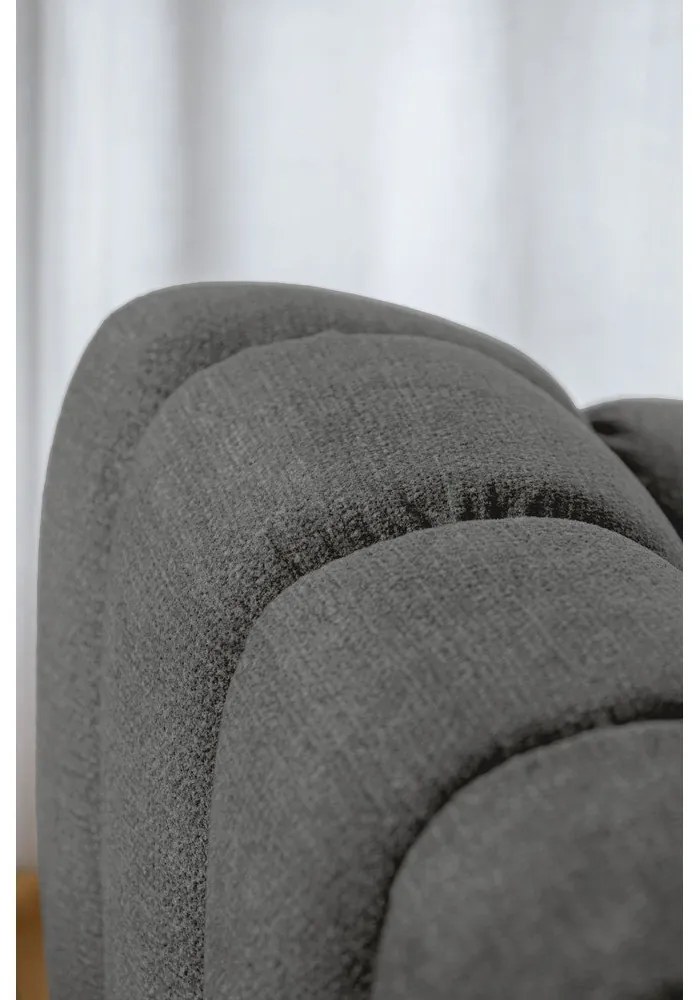 Szary narożnik (prawostronny/z szezlongiem) Shell – Miuform