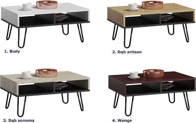 Nowoczesny stolik do salonu dąb sonoma P3-E60