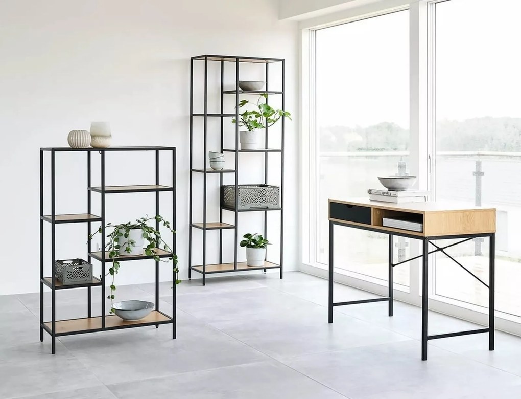 Proste biurko B-027 w stylu industrialnym