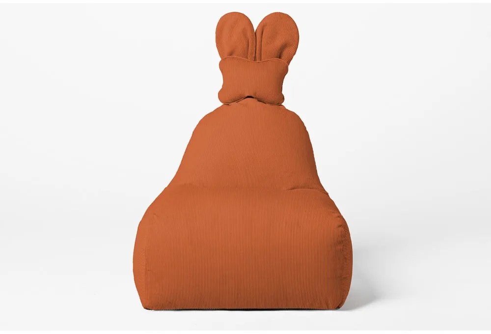 Pomarańczowy dziecięcy worek do siedzenia Funny Bunny – The Brooklyn Kids