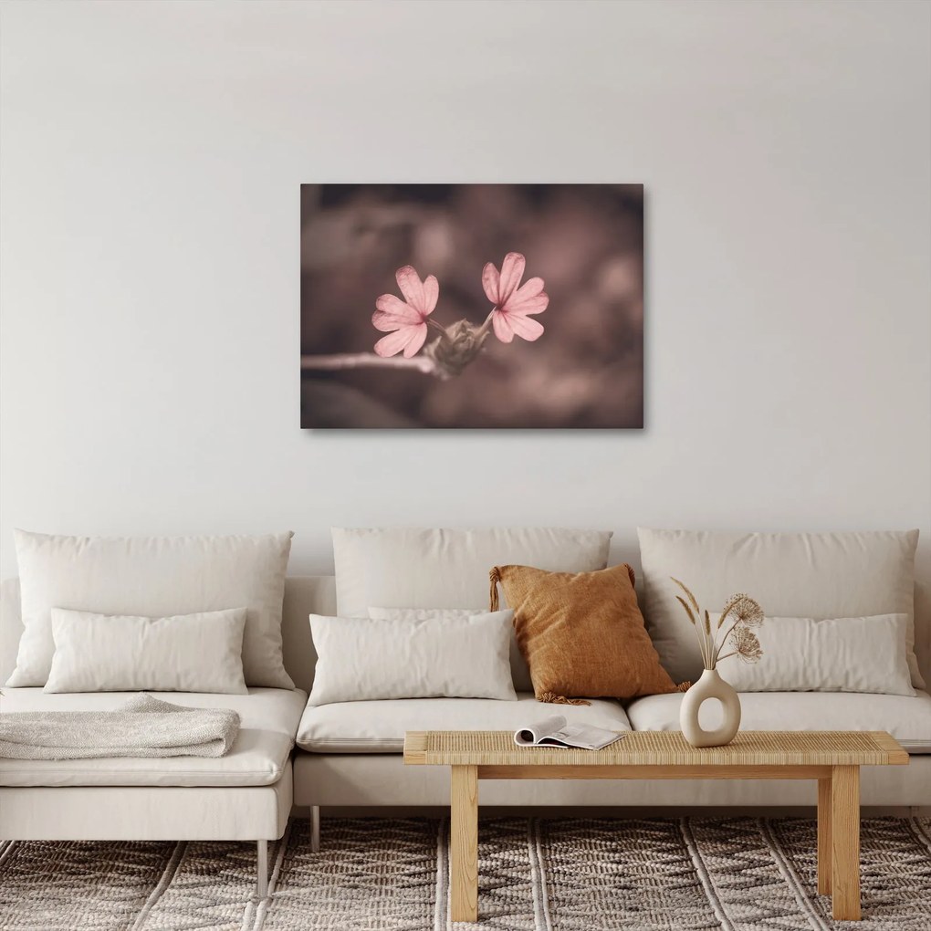 Obraz kwiatu róży (70x50 cm)