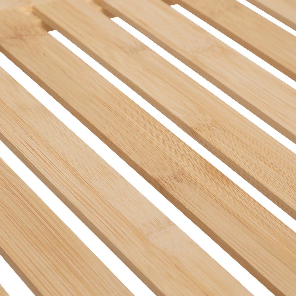 Regał bambusowy z koszem na pranie TIDY BOX, 72 x 33 x 109 cm