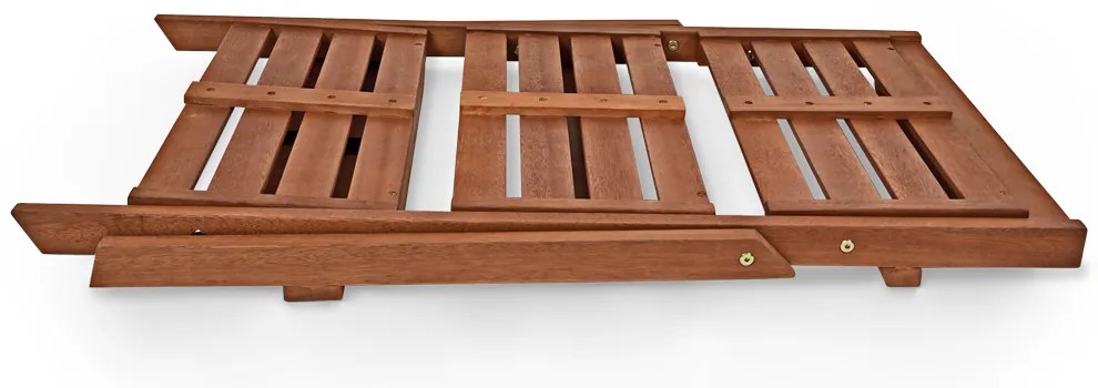 Drewniany stojak na kwiaty TULIP, 3 poziomy, 56x59x79cm, brązowy Casaria