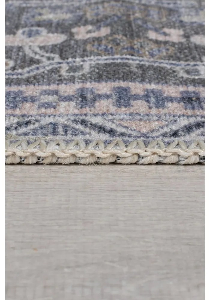 Zielony dywan z mieszanki włókien z recyklingu odpowiedni do prania 80x150 cm Windsor – Flair Rugs