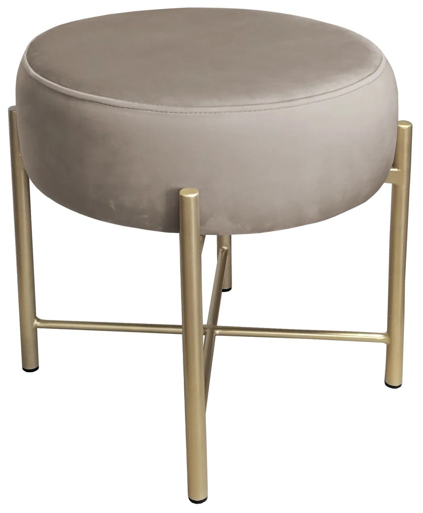 Taboret Pola noga metalowa złota MG09