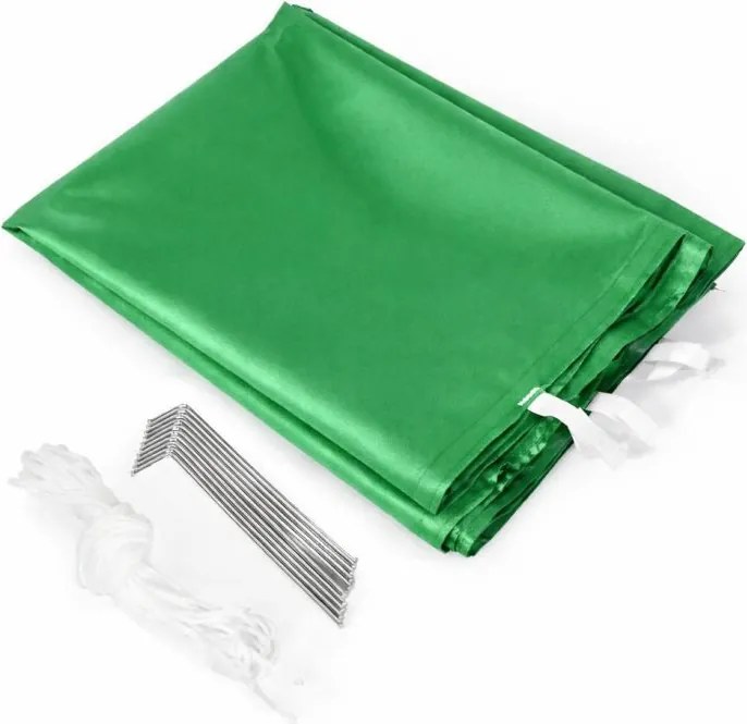 Pawilon ogrodowy 6x3 m zielony FGC9 - namiot eventowy automatyczny, regulowana wysokość