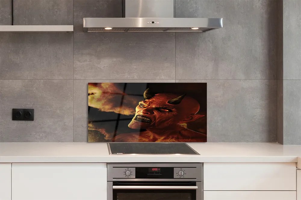 Panel szklany do Kuchni Wizerunek Diabła