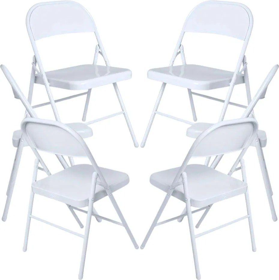 Zestaw 6 krzese skadanych na eventy Niza