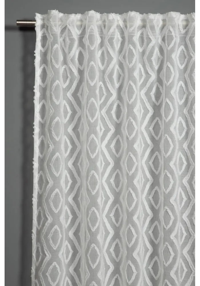 Biała firanka 140x245 cm Diamant Scherli – Sehlbach