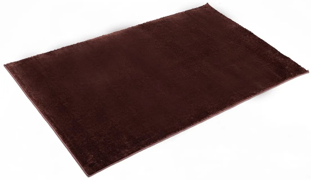 Dywan pluszowy Catwalk brązowy 80 cm x 150 cm