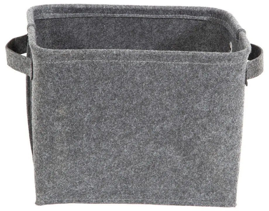 Szary filcowy koszyk Compactor Felt Basket, 29x24 cm