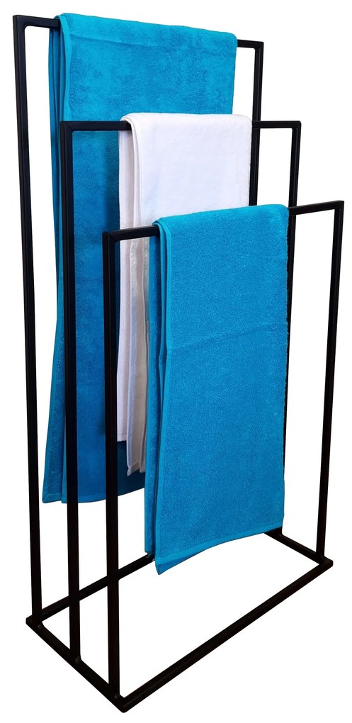 Stojak wieszak III łazienkowy na ręczniki LOFT