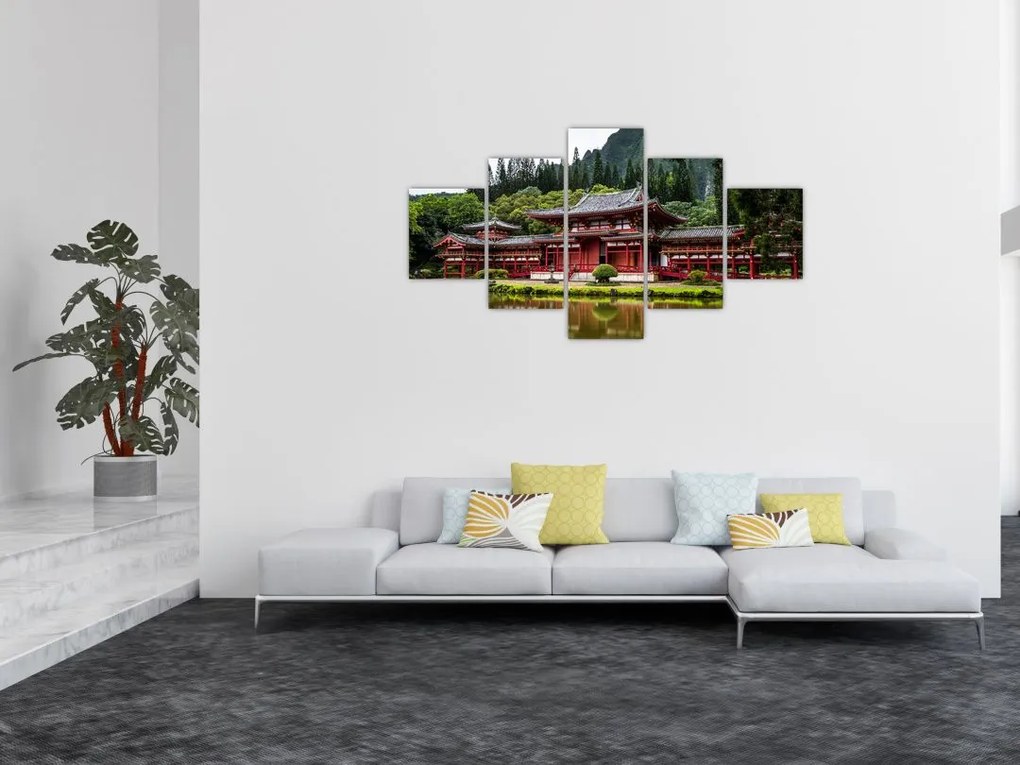 Obraz - klasztor buddyjski (125x70 cm)