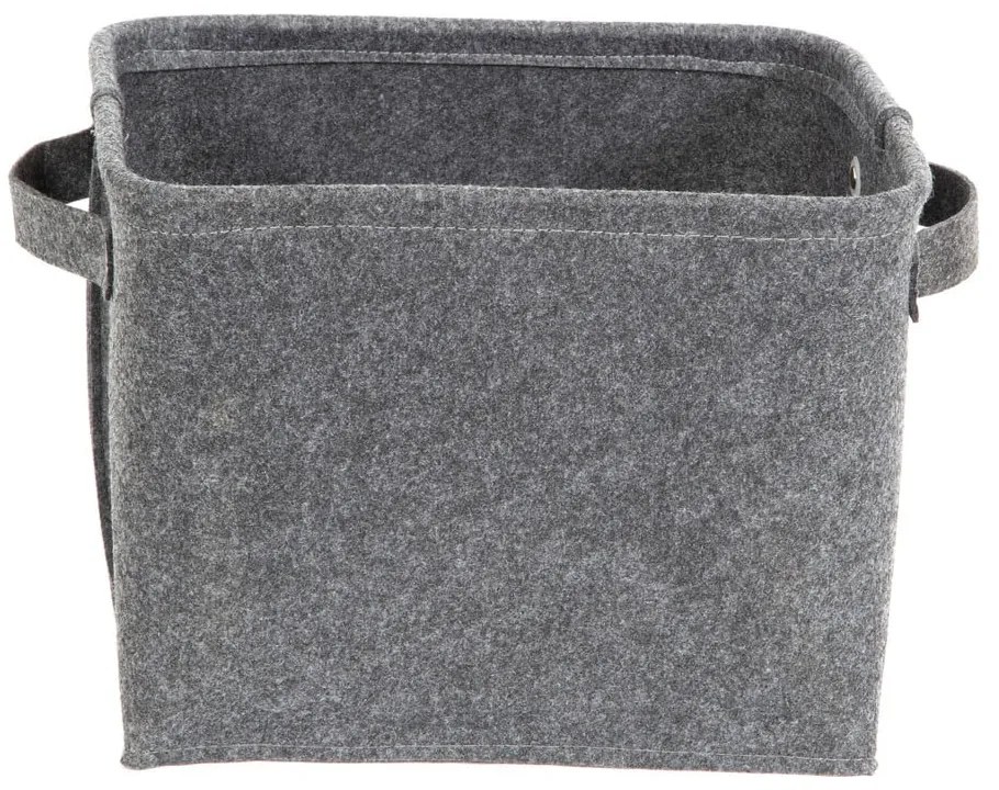 Szary filcowy koszyk Compactor Felt Basket, 29x24 cm