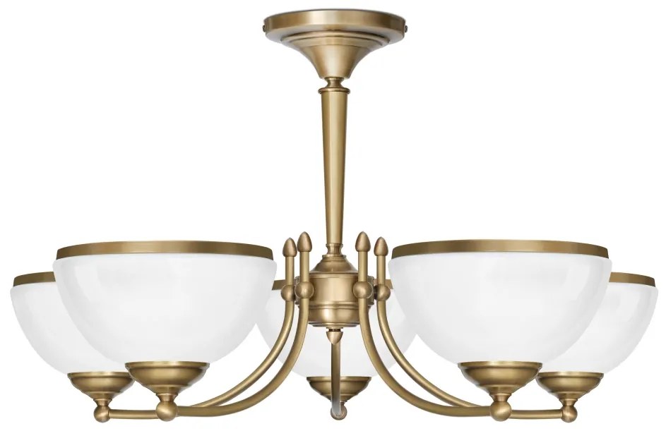 Elegancki niski złoty żyrandol YR-S5AK