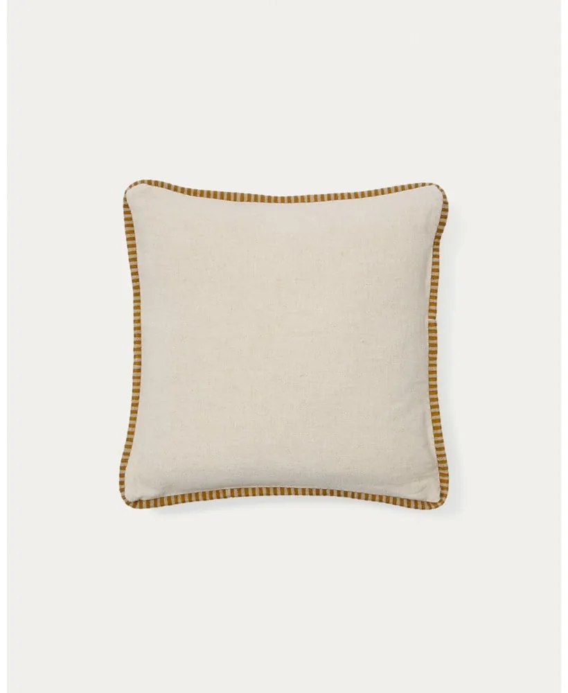Poszewka na poduszkę z mieszanki lnu 45x45 cm Ardit – Kave Home