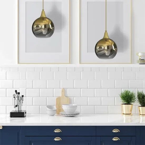 Okrągła lampa wisząca w stylu glamour 13X N65 S1-P70