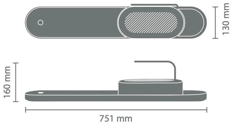 Biały plastikowy stojak na akcesoria do mycia naczyń SinkStyle – Brabantia