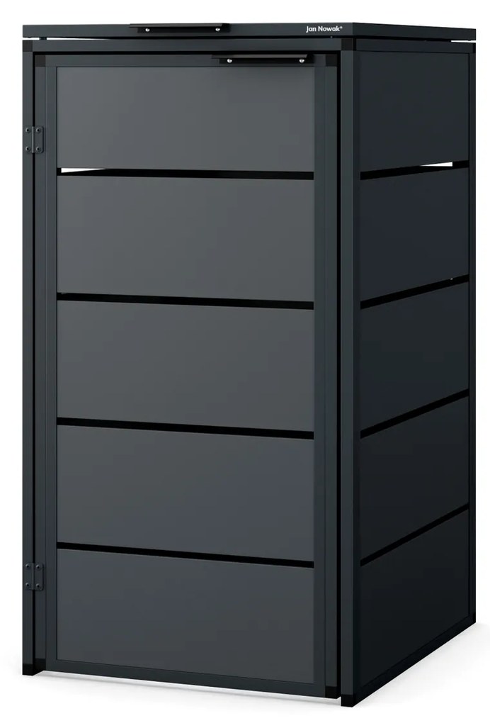 Zabudowa śmietnikowa 120L jednokomorowa, antracyt