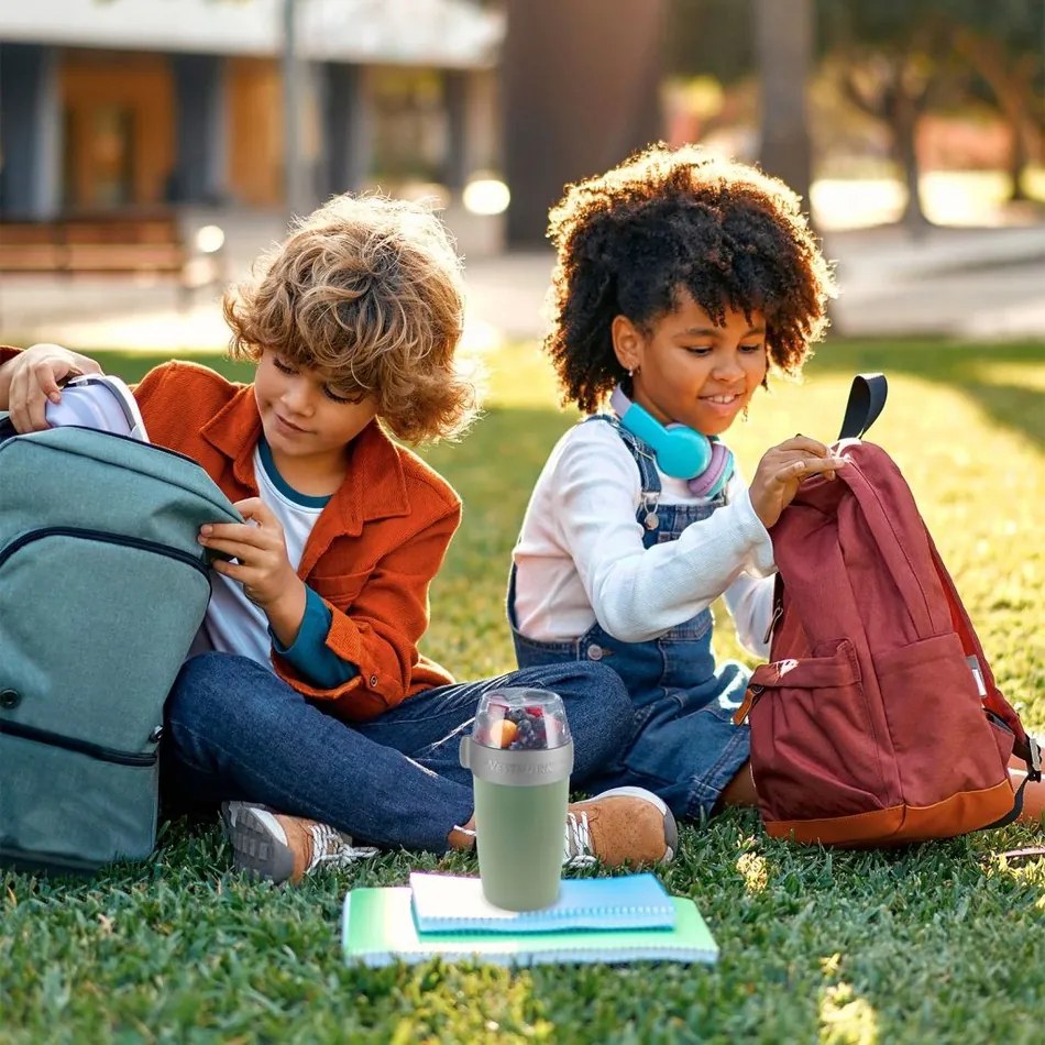 Westmark Dwuczęściowy pojemnik na żywność, 700 ml, miętowy zielony, S