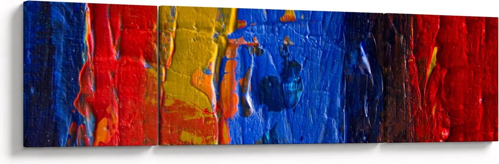 Obraz malarskich kolorów (170x50 cm)