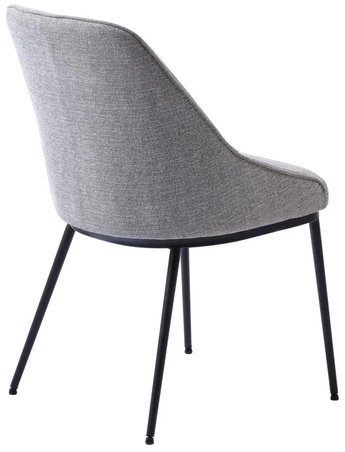 Szare krzesła zestaw 2 szt. Meridian – Unique Furniture