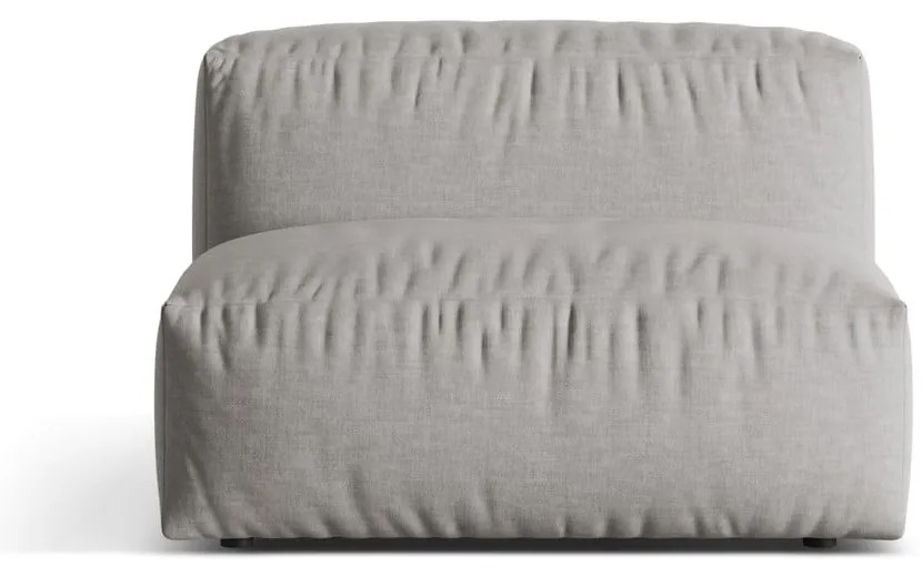 Jasnoszary moduł sofy (moduł środkowy) Martina – Micadoni Home