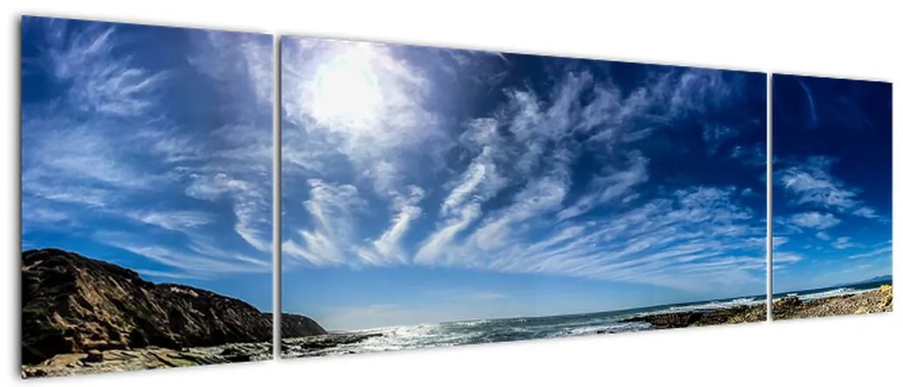 Obraz nieba z chmurami (170x50 cm)