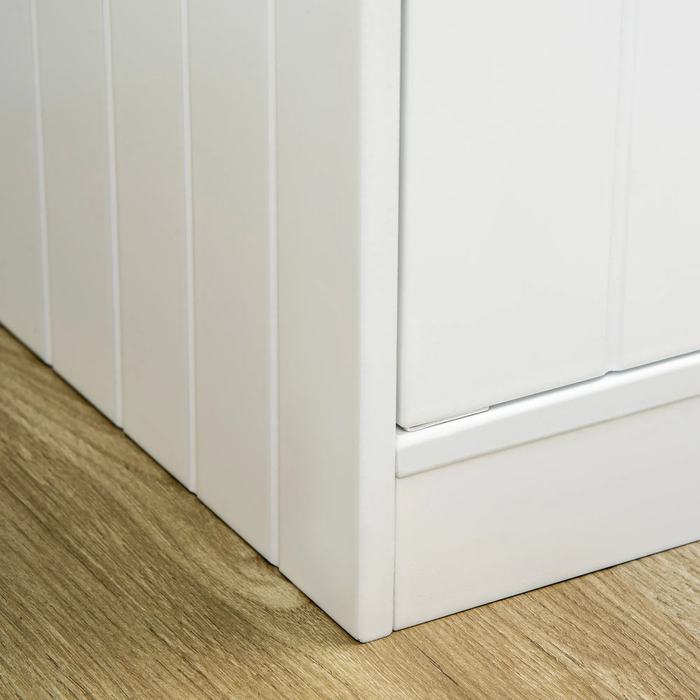 PawHut Stacja karmienia z 2 miskami ze stali nierdzewnej