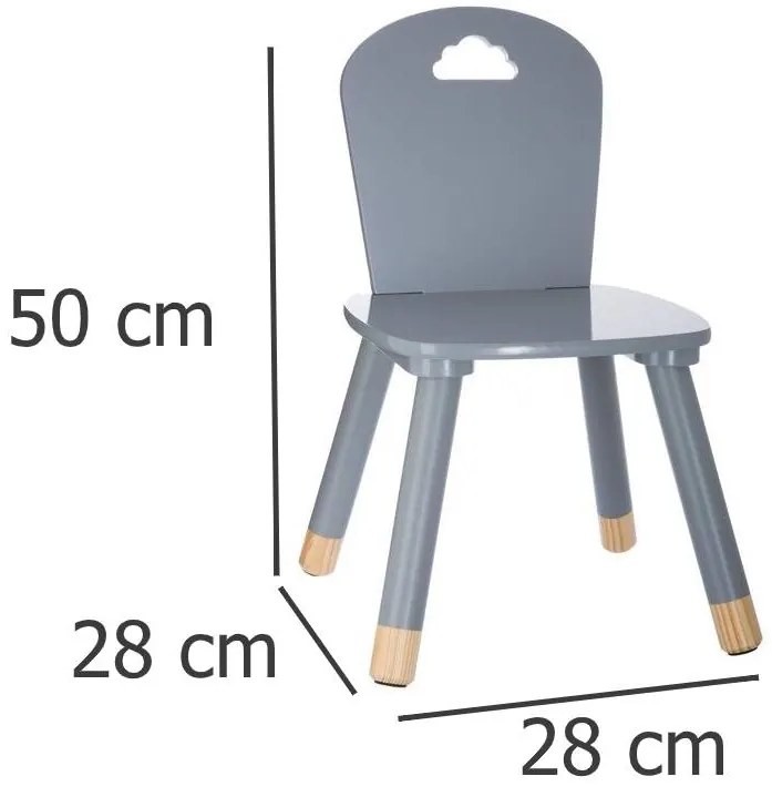 Krzesło dziecięce, DZIECIĘCY MEBEL, 50 x 28 x 28 cm