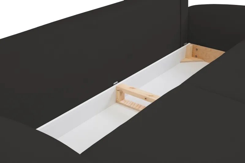 Sofa SOFT z funkcja spania i pojemnikiem CZARNY RUN AGAIN 99